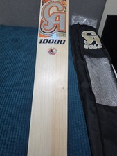 CA PLUS 10000 CRICKET BAT, THICK EDGE,SHORT HANDLE,STRAIGHT GRAINS,EXCELLENT BAT