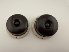 2 Antique Vintage G.E.C Bakelite Light Switch Old Dolly Toggle salvage reclaimed