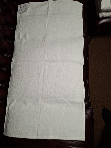 White cotton hand towels - white,