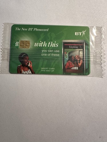 50p phonecard sealed mint - 50p, bt