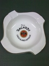 Bacardi ashtray Ireland Irish Arklow Pottery.