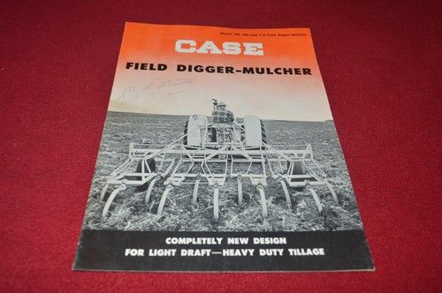 Case tractor field digger - case,