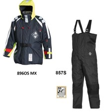 Swimsuit, floating suit Fladen floatation suit 896OS jacket set with pants 857