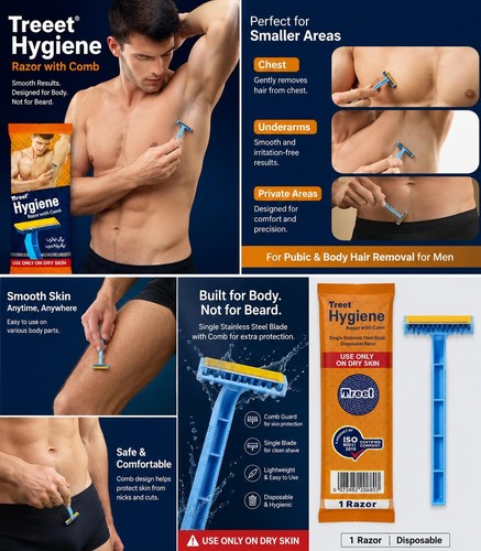 Treet hygiene razor disposable - hygiene, razor-disposable