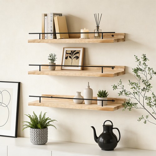 Set floating wall shelf - 3,