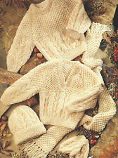 Baby Aran Knitting Pattern