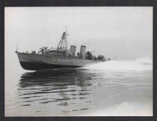 PERIOD PHOTOGRAPH OF  NAVAL FAST PATROL BOAT P5705 BOLD PIONEER