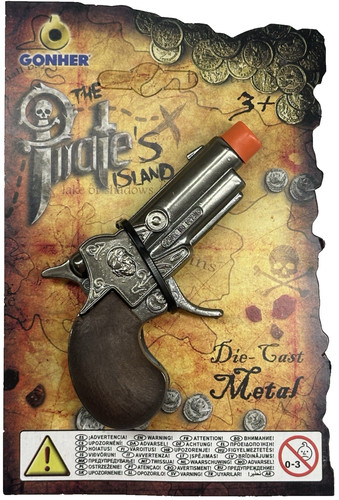 Pirate derringer diecast metal - pirate,