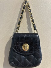 Vintage Zagliani Black Quilted