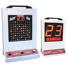 SUPER STAR ELECTRONIC BINGO MACHINE MADE IN THE UK 2 YR WARRANTY 1-90 1-80  1-75