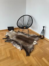 Luxurious Reindeer Hide Skin 160x123 cm Scandinavian Rug Prime Quality Real #652