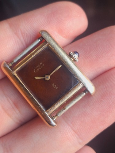 Cartier tank vermeil awesome - cartier,