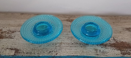 1960s blue candle - ,