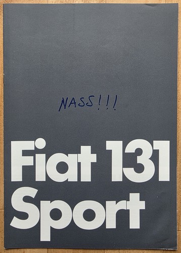 Fiat 131 sport 1981 - sport,