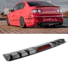 For VW Passat B6 R Line R36 3C Black Rear Bumper Diffuser Lip Spoiler Body Kits
