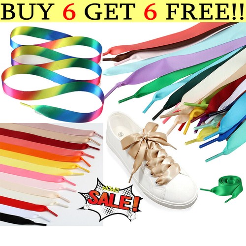 1pair satin ribbon - satin, flat
