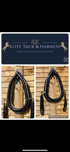 Horse driving collar black - collar,