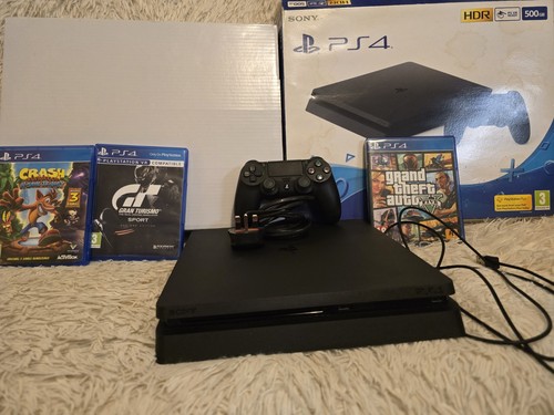 Sony ps4 slim 500gb black - ps4,