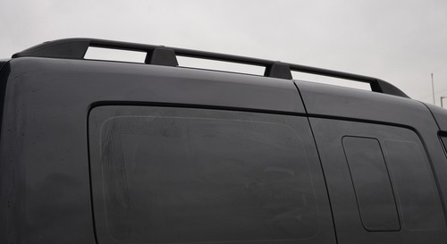Black alu roof rack rails - roof, side