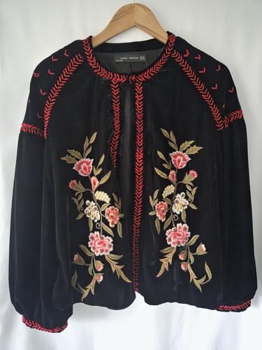 Zara premium black - black, velvet