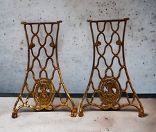 Pair Antique Singer Sewing