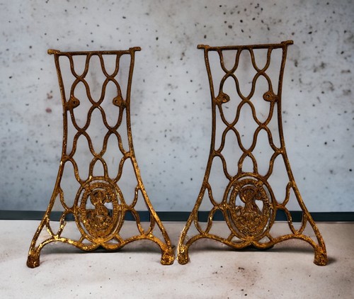 Pair antique singer sewing - antique,