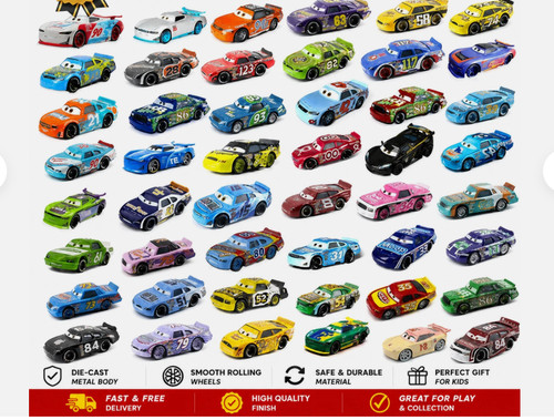 New disney pixar cars - new, lot