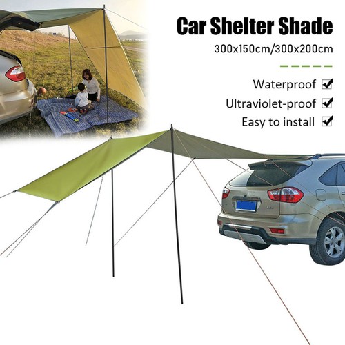 Car awning shelter - awning, portable