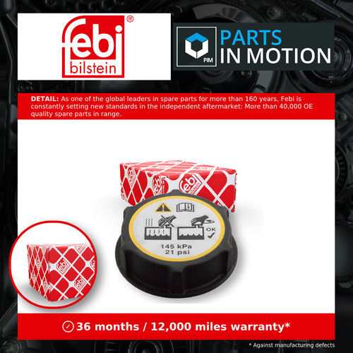 Radiator cap 105933 febi - cap,