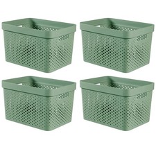 4 x Curver Large Plastic