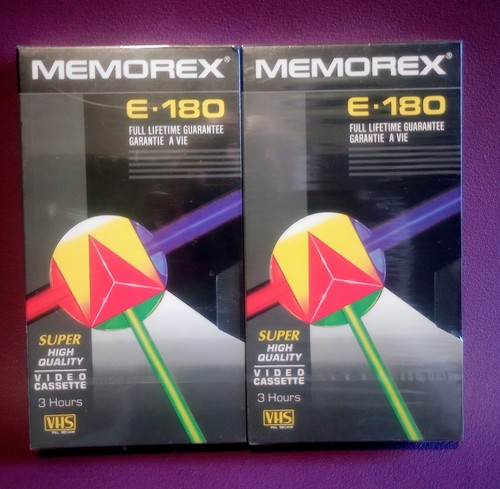 Memorex 180 blank vhs - e-180,