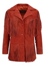 Women Western Fringes Leather