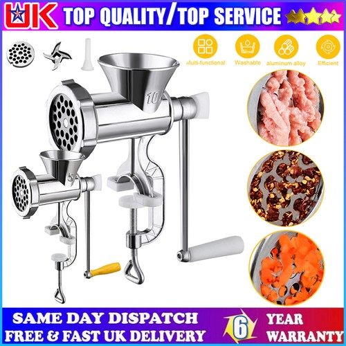 Manual meat grinder - meat, stainless