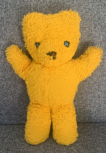 Vintage yellow teddy - vintage,