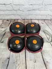 Henselite Championship Super Grip Lawn Bowls Set Of 3 Size 4 7/8 & One Size 1