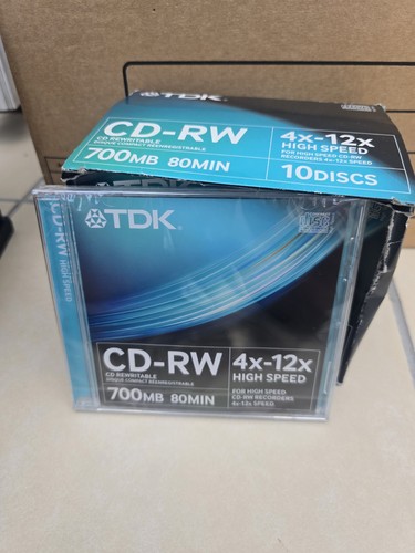 Tdk rw 80min - cd-rw, 700mb