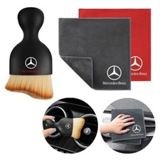 Car Towel Suede Double Sided Car Cleaning Cloth Brush for Mercedes Benz 