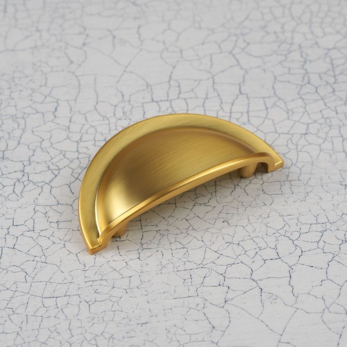 10x brass 64mm cup handles - brass,