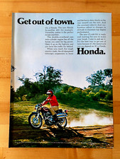 1972 Print Ad Honda Scrambler 450, CL-450 K5!