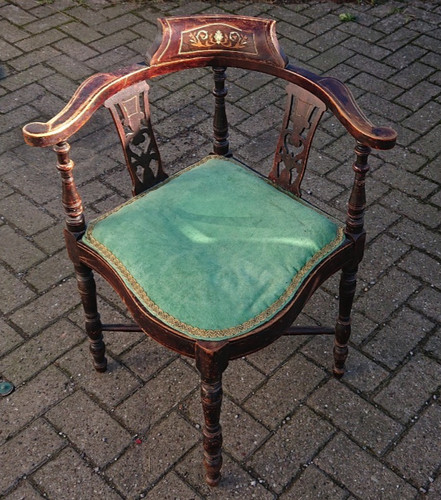 Antique edwardian with - edwardian, inlaid