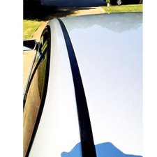 2X Car Roof Black Rubber Trim Molding Kit Flexible Universal -L 200cm W 1.7cm