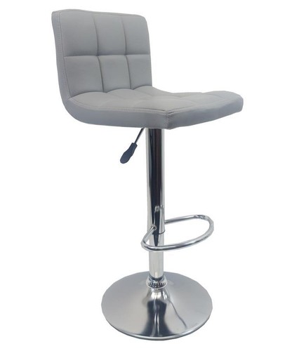 Single bar stool - black, ,grey