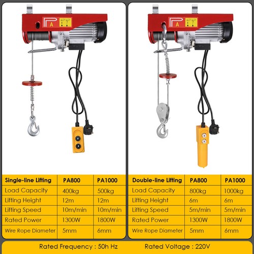 800 1000kg electric winch - 800-1000kg,