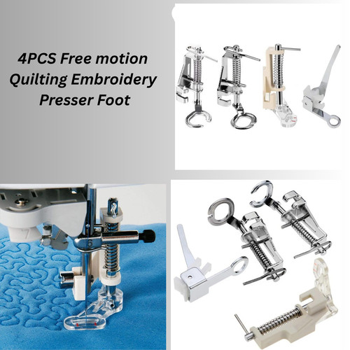 4pcs free motion - motion, quilting