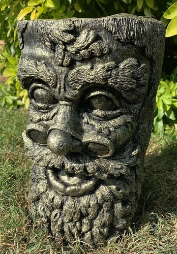 Stone garden green - man, tree