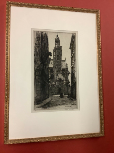 Caroline armington etching - caroline,