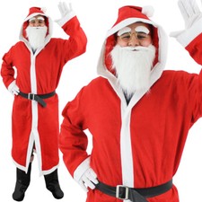 SANTA SUIT HOODED COAT BELT