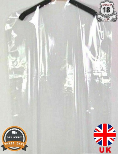 Clear poly garment covers - clear,