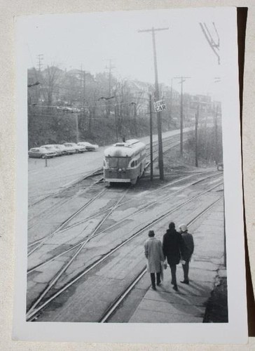 Trolley street car - trolley, people