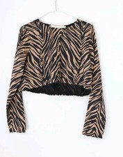 ZARA leopard print Top Size